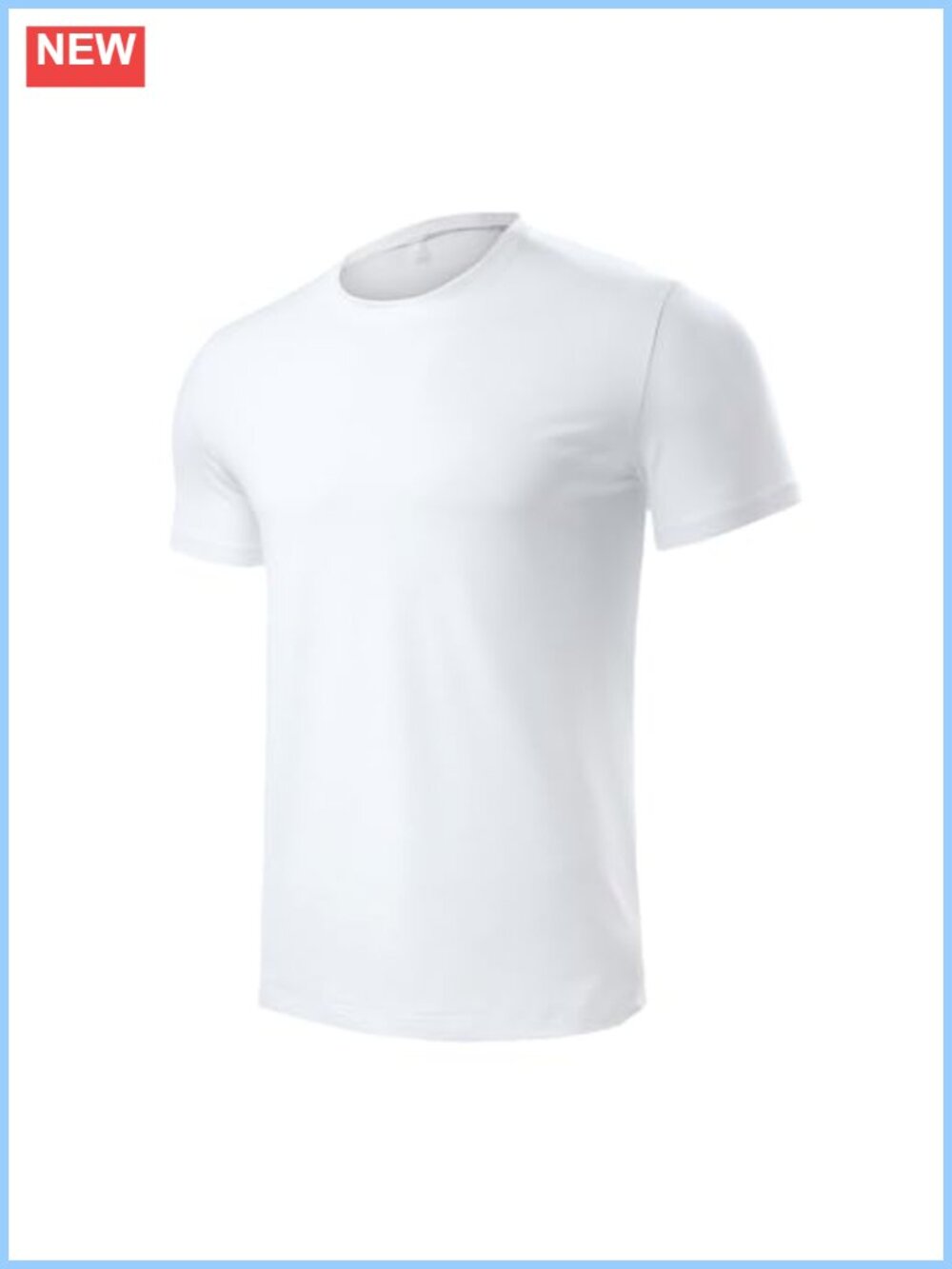 Men's Athletic Crew Neck T-Shirt - 4 Way Stretch Quick Dry